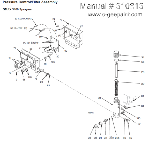 GMax 3400 Pressure Control / Filter Assembly