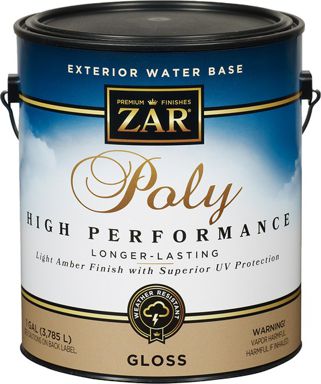 ZAR W/B EXT POLYURETHANE GLOSS