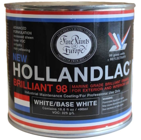 HOLLANDLAC BRILLIANT98 WHITE BASE .5L